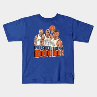 MISTER TRIPLE DOUBLE Kids T-Shirt